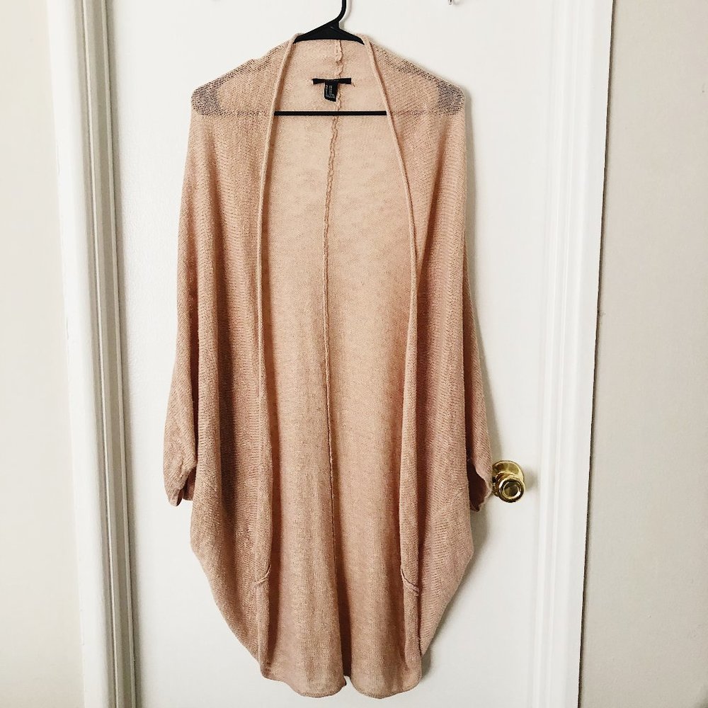 FOREVER21 Tan Kimono/ Cover up